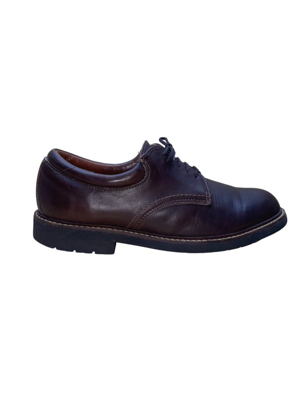 Eddie Bauer Men’s Brown Leather Derby Style Dress Shoes Size 8.5M